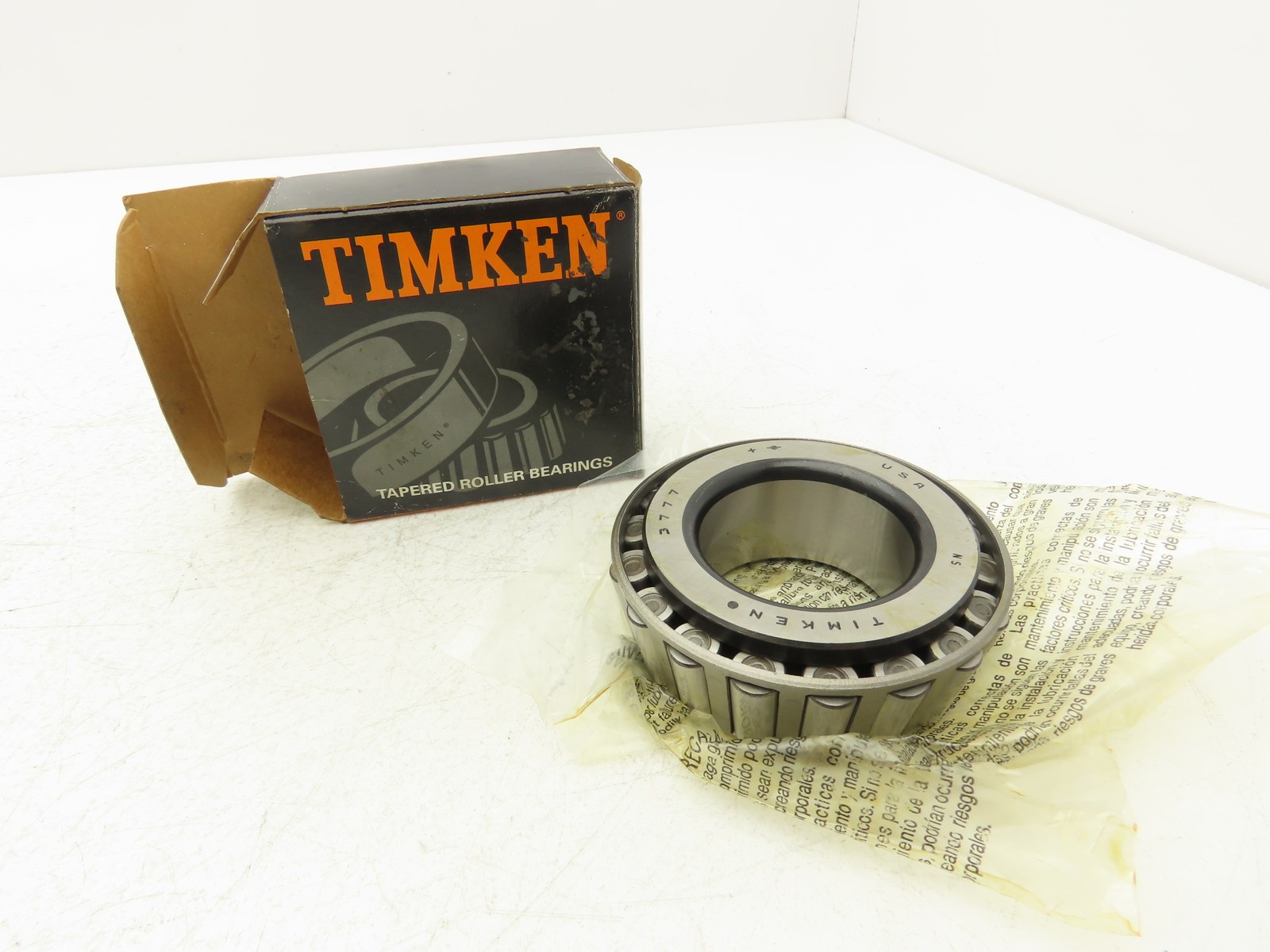 Timken 3777 Tapered Roller Bearing Cone 1.8125″ ID 1.1930″ Cone Width