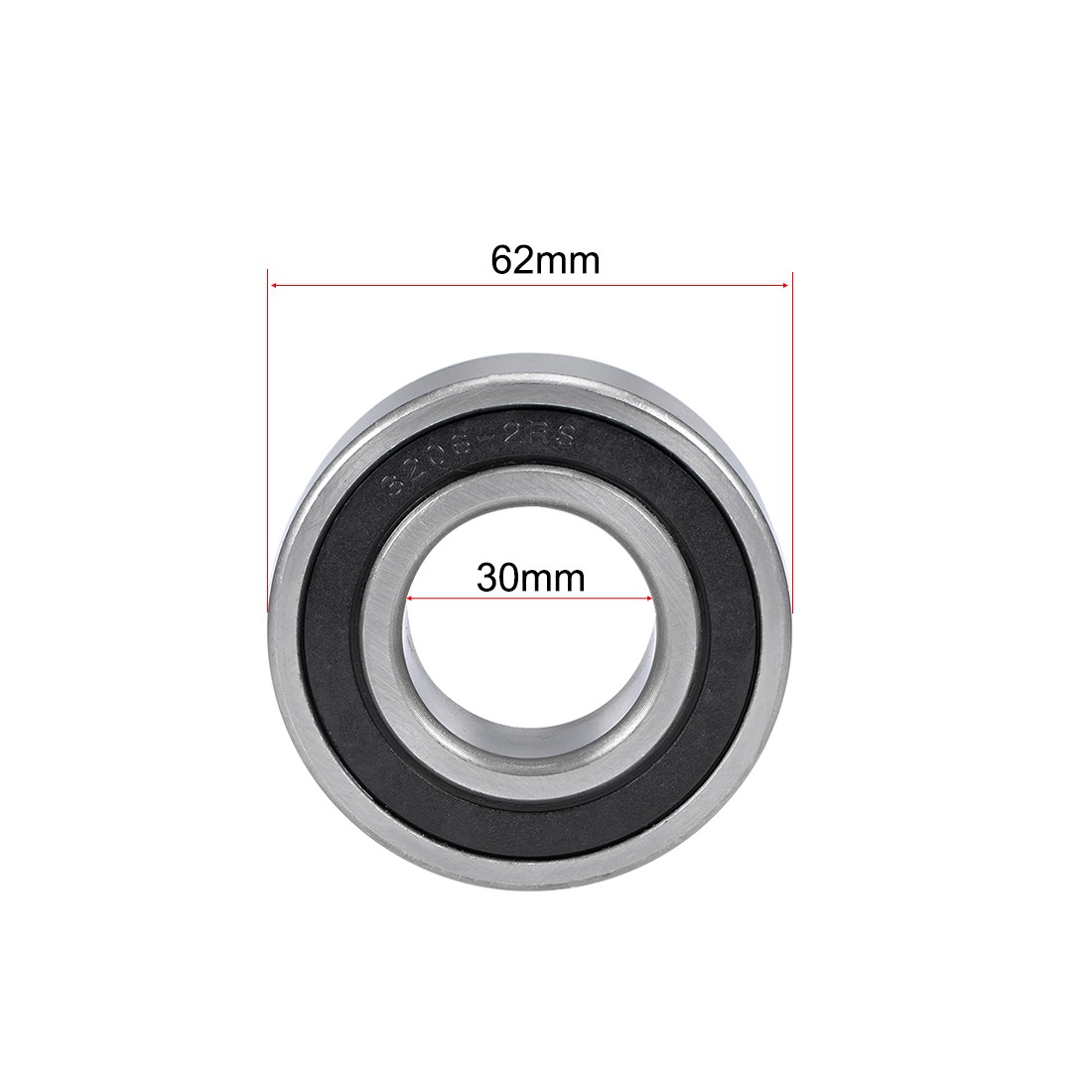 3206 5206 2RS Angular Contact Ball Bearing Sealed Bearings