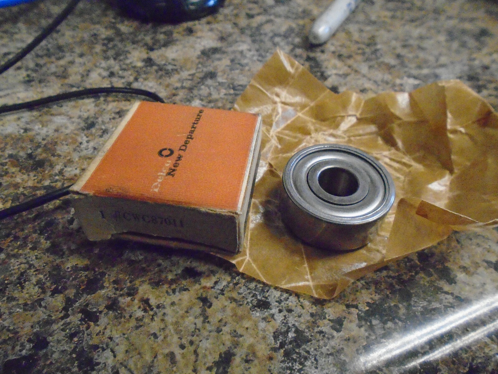 NOS DELCO NEW DEPARTURE CWC87011 WC87011 BEARING 7/16″ X 1-1/4″ X 1/2″ A550