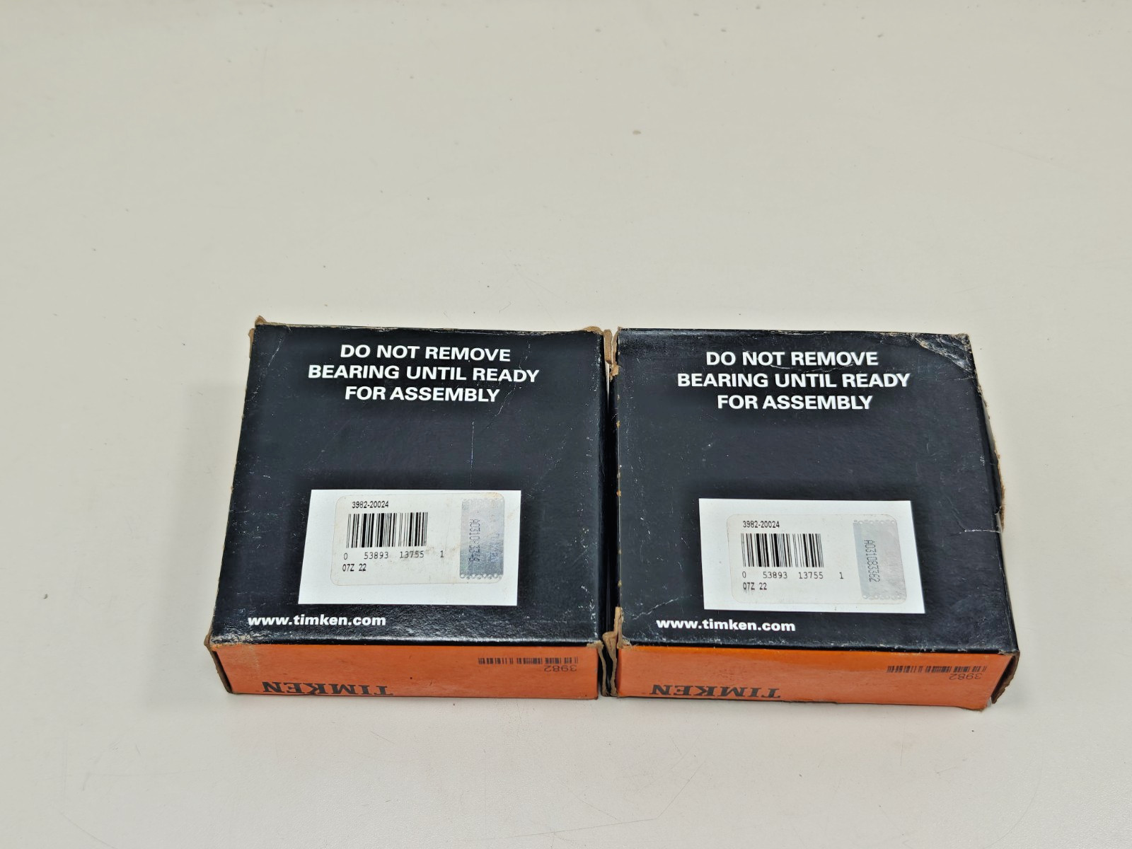 (2Pcs) 3982 Timken Tapered Roller Bearing Cone Only Timken 3982 USA LOT OF 2 PCS