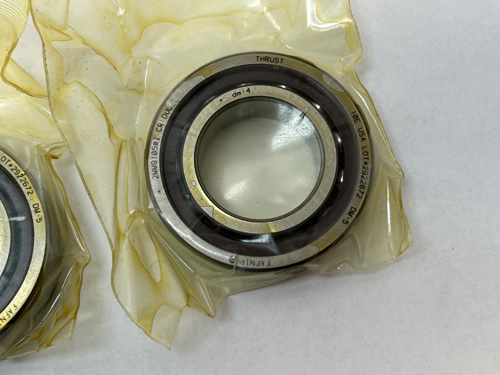 Fafnir 2MM9105WI-DUL Bearing 25x47x12 mm 7005-C 2MM 9105 WI DUL USA Timken 2 Pcs