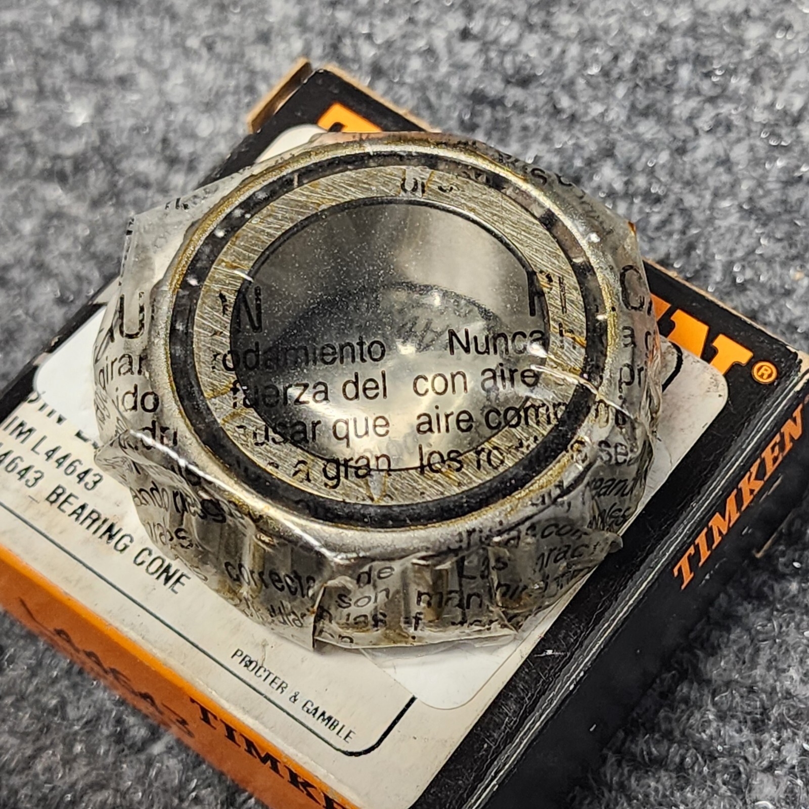 New Timken L44643 / L44643 20024 Tapered Roller Bearing Cone