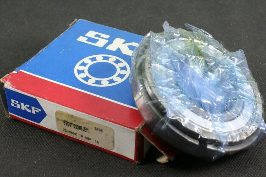 One (1) SKF 6207 2ZNR/C3GJN Deep Groove Bearing 35MM ID USA NEW