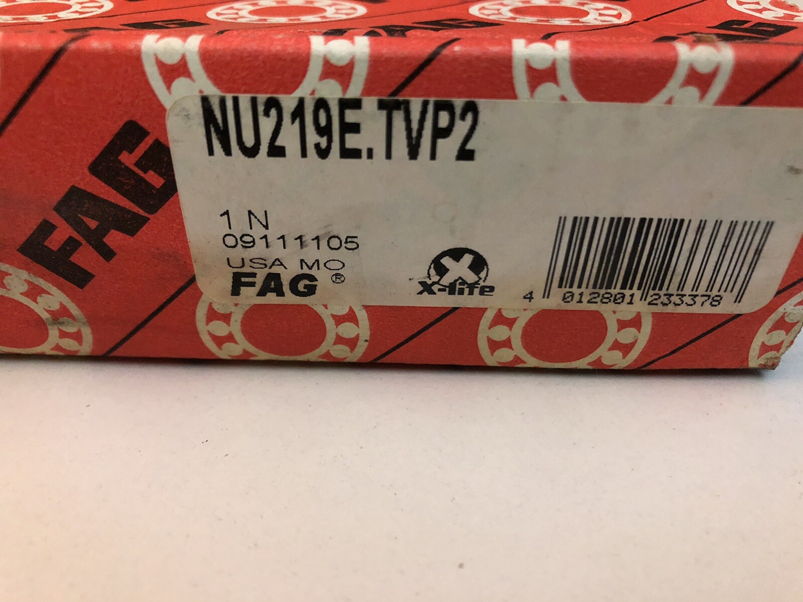 NU219ETVP2 FAG New Cylindrical Roller Bearing