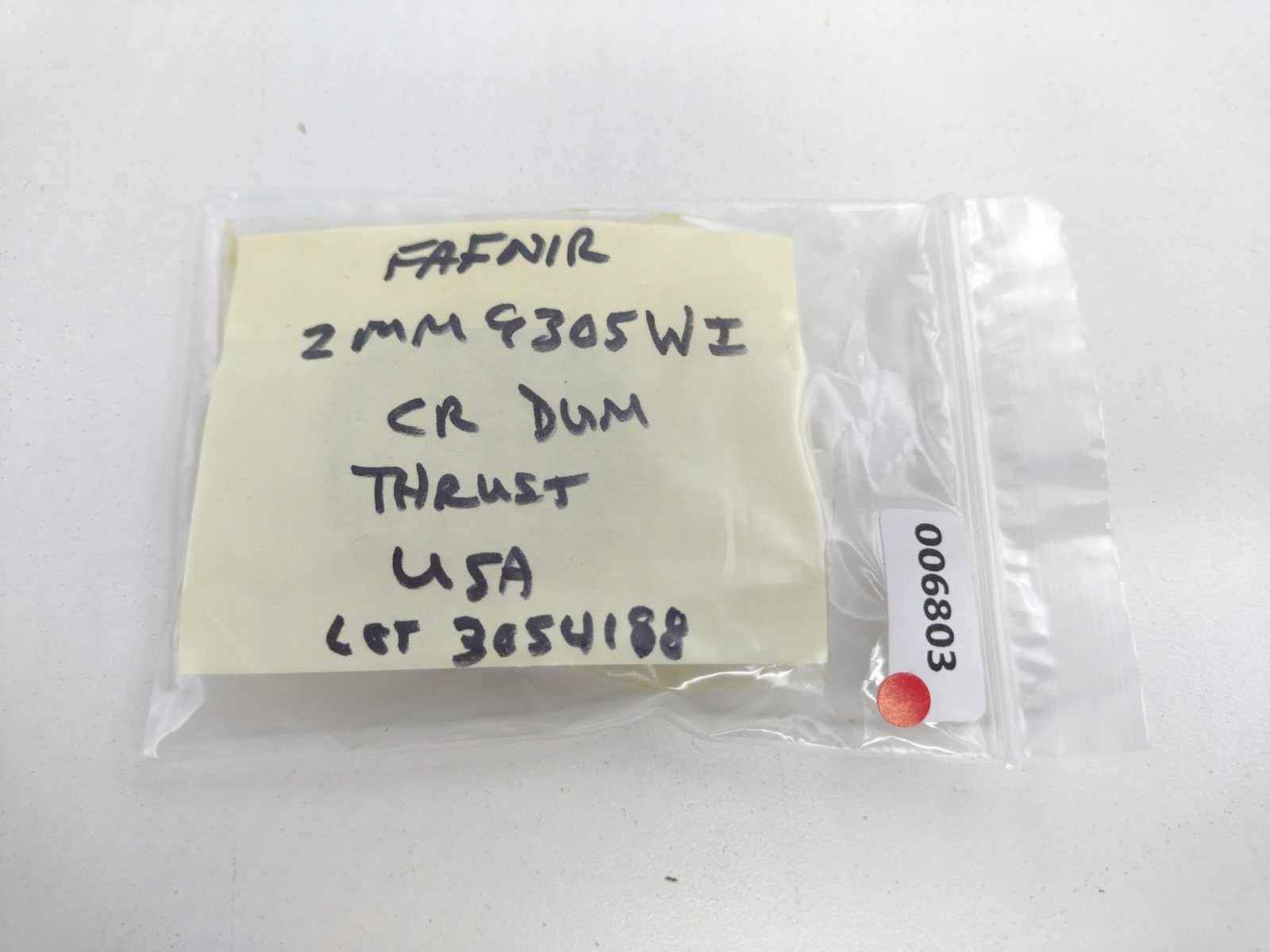 *** Fafnir 2MM9305WI CR DUM Single Row Angular Contact Bearing 25 mm Bore