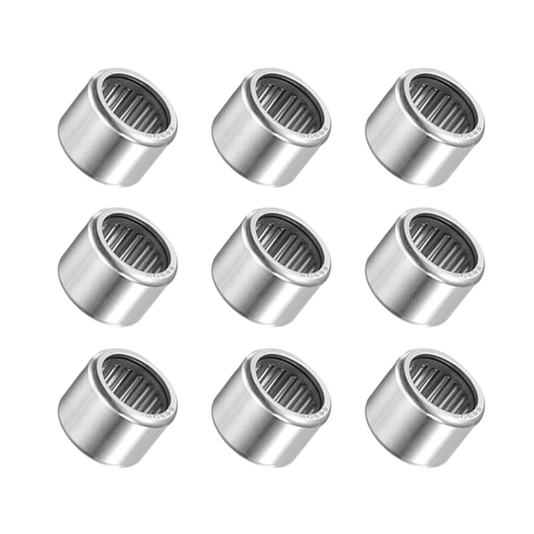 10Pc 1/2″ x 11/16″ x 1/2″ SCE88 Needle Roller Bearings Chrome Steel Open End