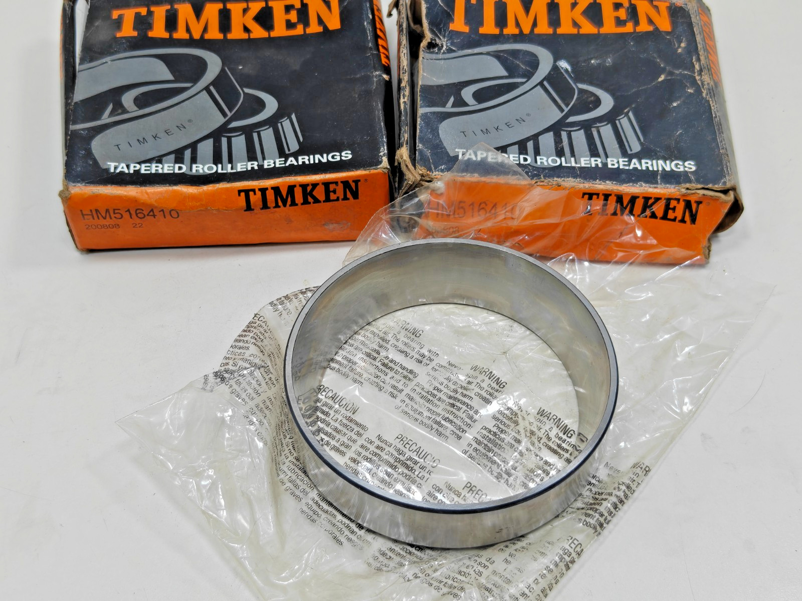 (2Pcs) HM516410 Timken Tapered Roller Bearing Cup Only Timken HM516410-20024 USA