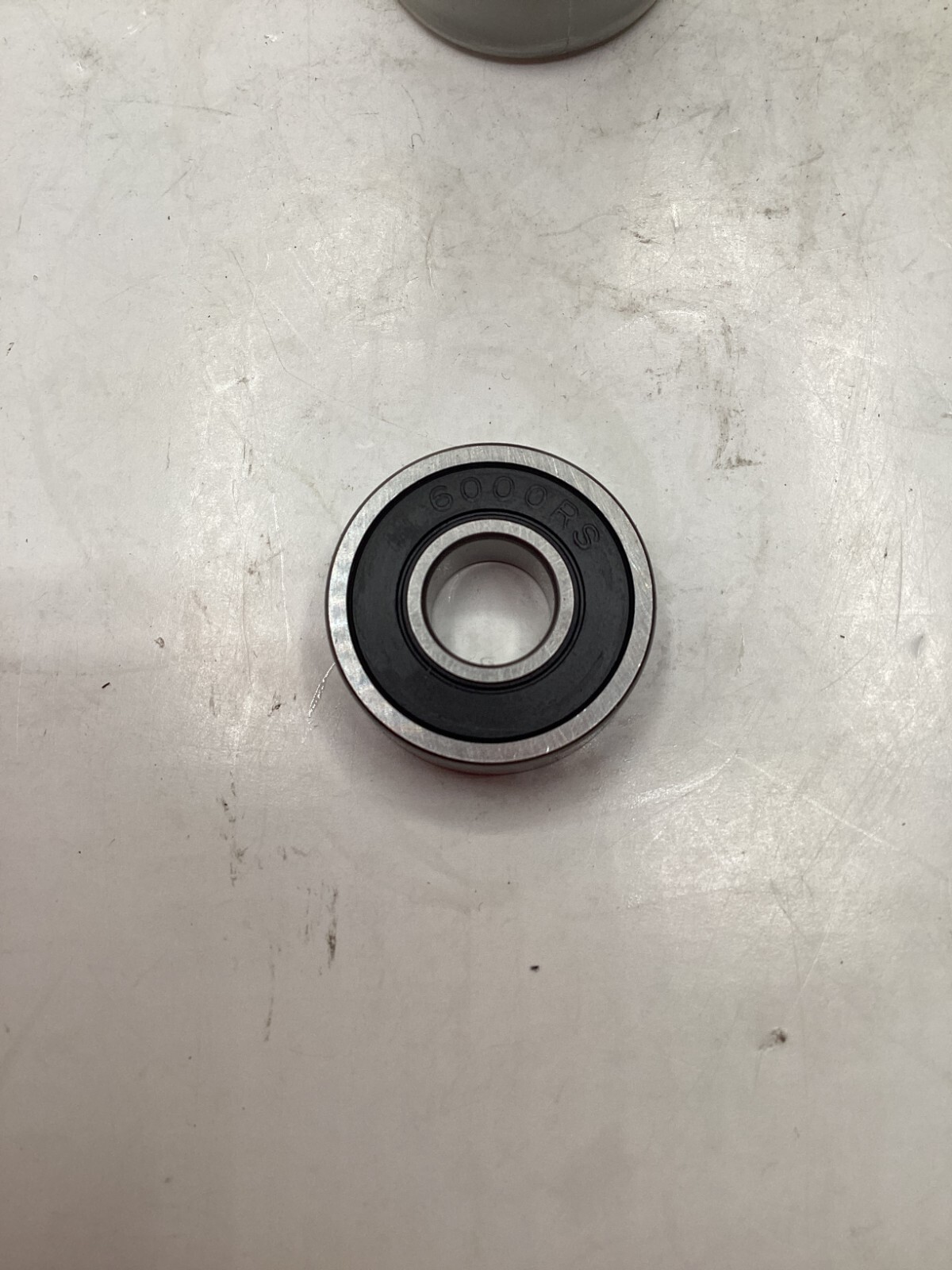 Pack of 10 6000RS Rubber Sealed Ball Bearings Black Silver