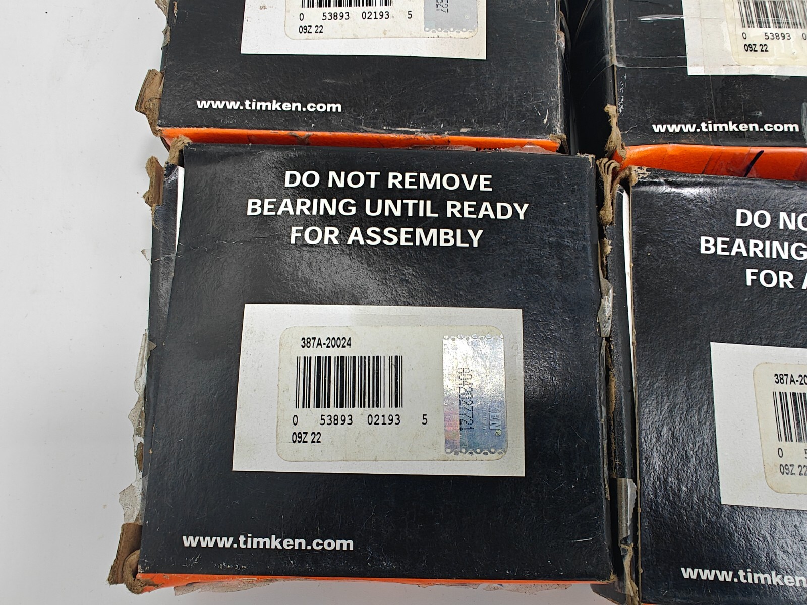 (QTY.4) 387A Timken Tapered Roller Bearing CONE ONLY 2-1/4″ Bore ,, 387A-20024