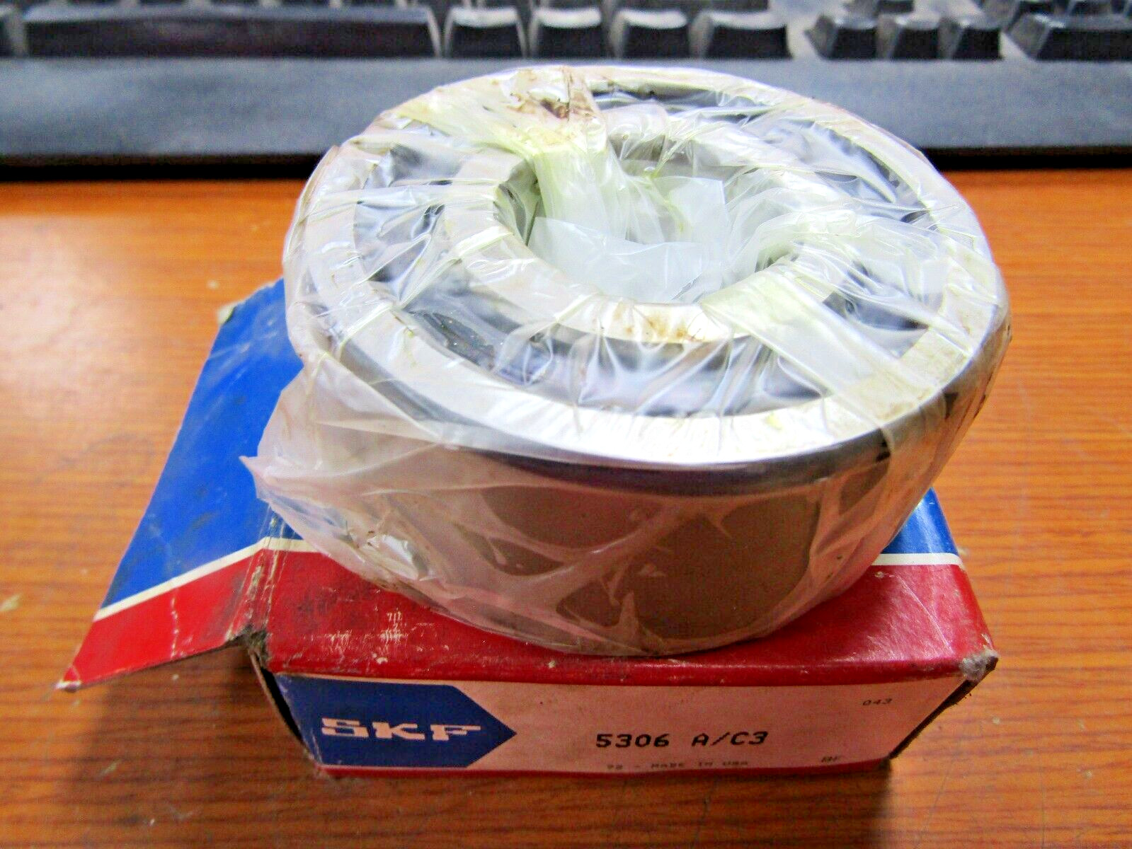 💥NEW SKF 5306 A/C3 DOUBLE ROW ANGULAR BALL BEARING 30 mm X 72 mm X 1.1875″ in
