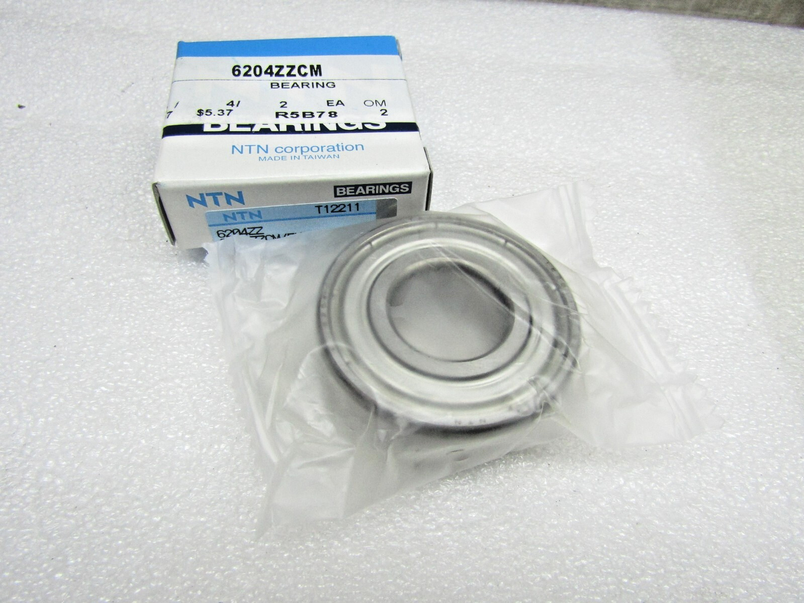 NTN 6204-ZZ 20mm X 47mm X 14mm Shielded Bearing