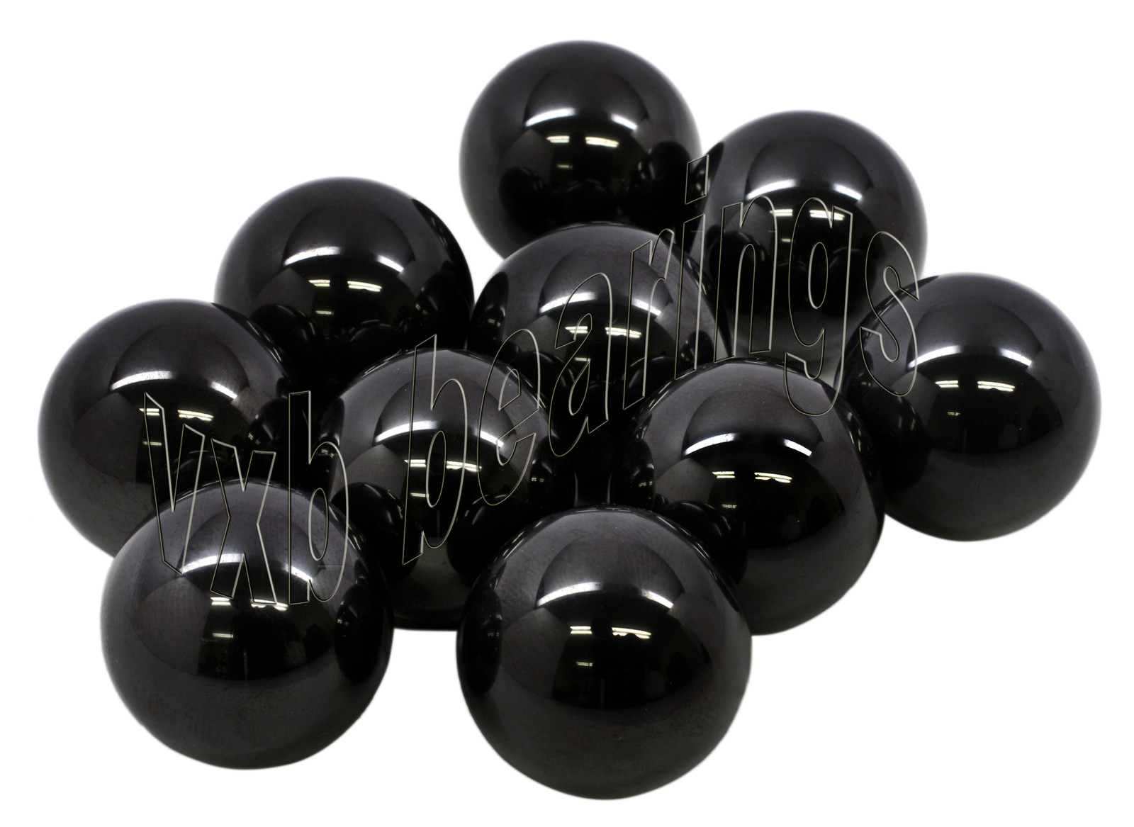 10 Ceramic Bearing Balls 3/8″inch 9.525mm Silicon Nitride Bicycle 0.375″ Si3N4
