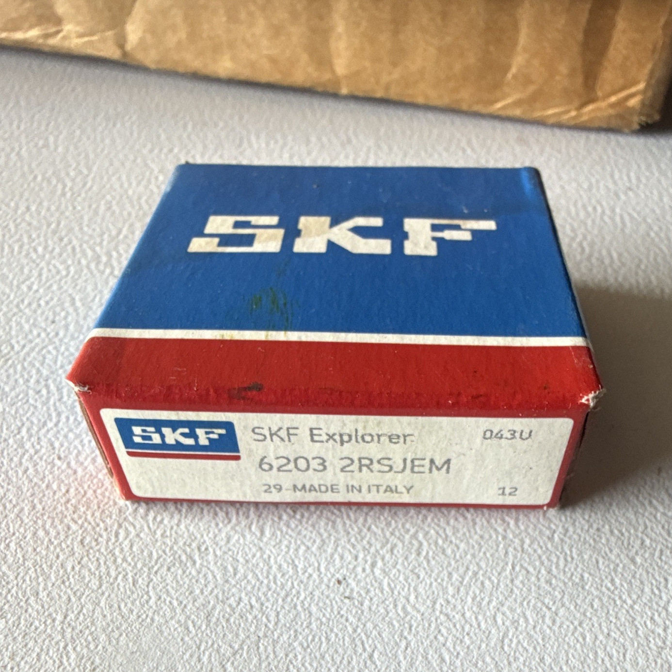 SKF Explorer 6203 2RSJEM Ball Bearing 17mm Bore 40mm OD 12mm Steel