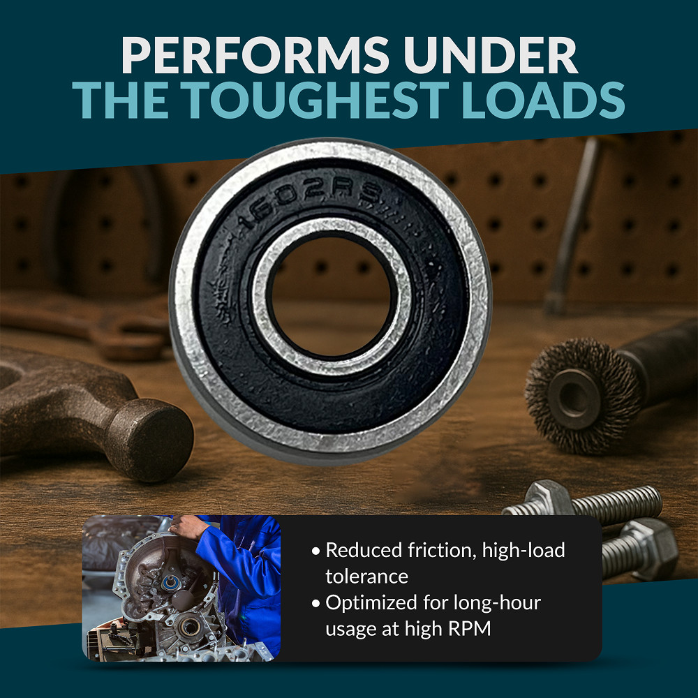 PGN (4 Pack) 1603-ZZ Bearing – Lubricated Chrome Steel Shielded Ball Bearing