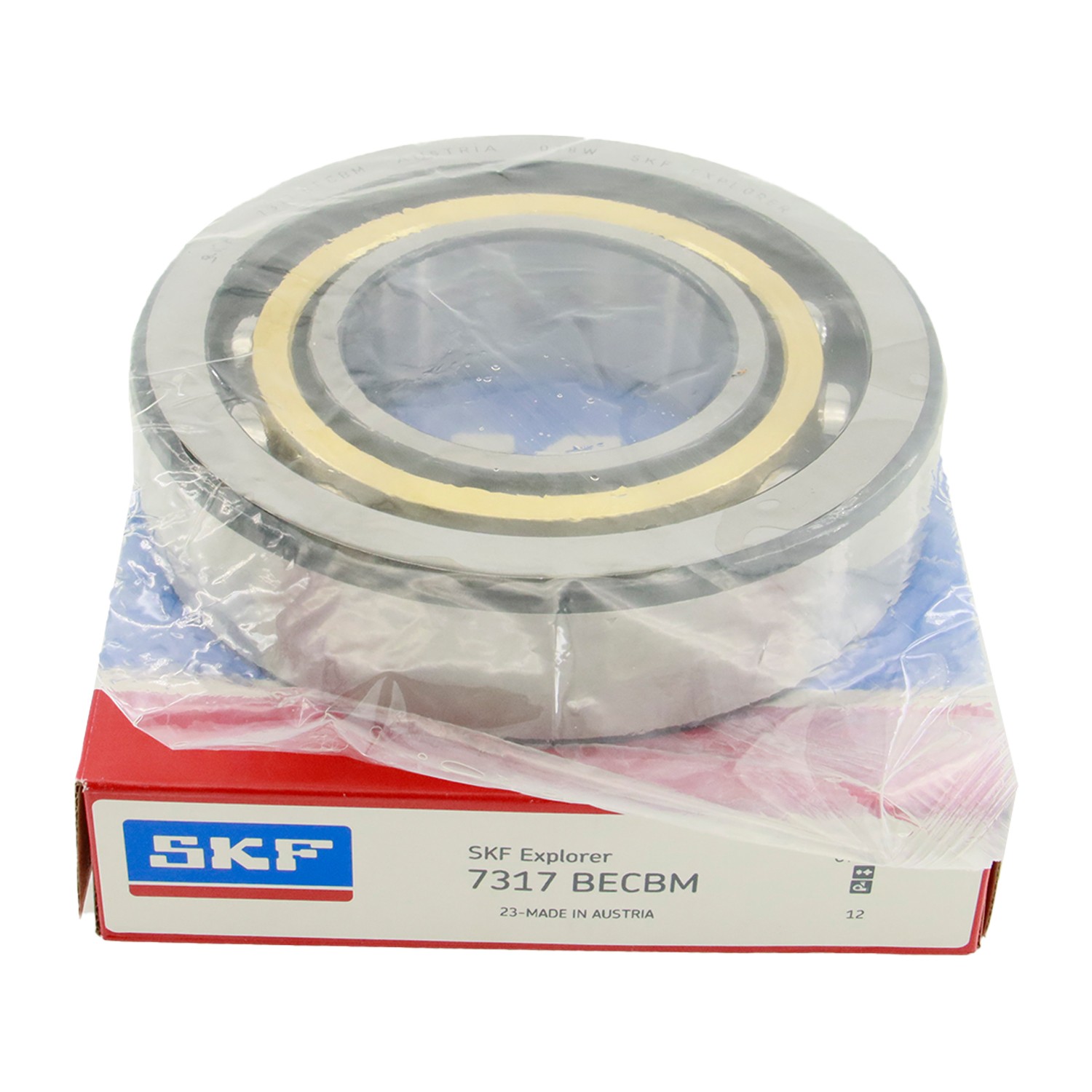 1pc 7317 BECBM single row angular contact ball bearing for SKF NEW