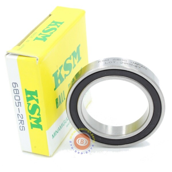6805-2RS Sealed Ball Bearing 25x37x7mm – KSM Japan