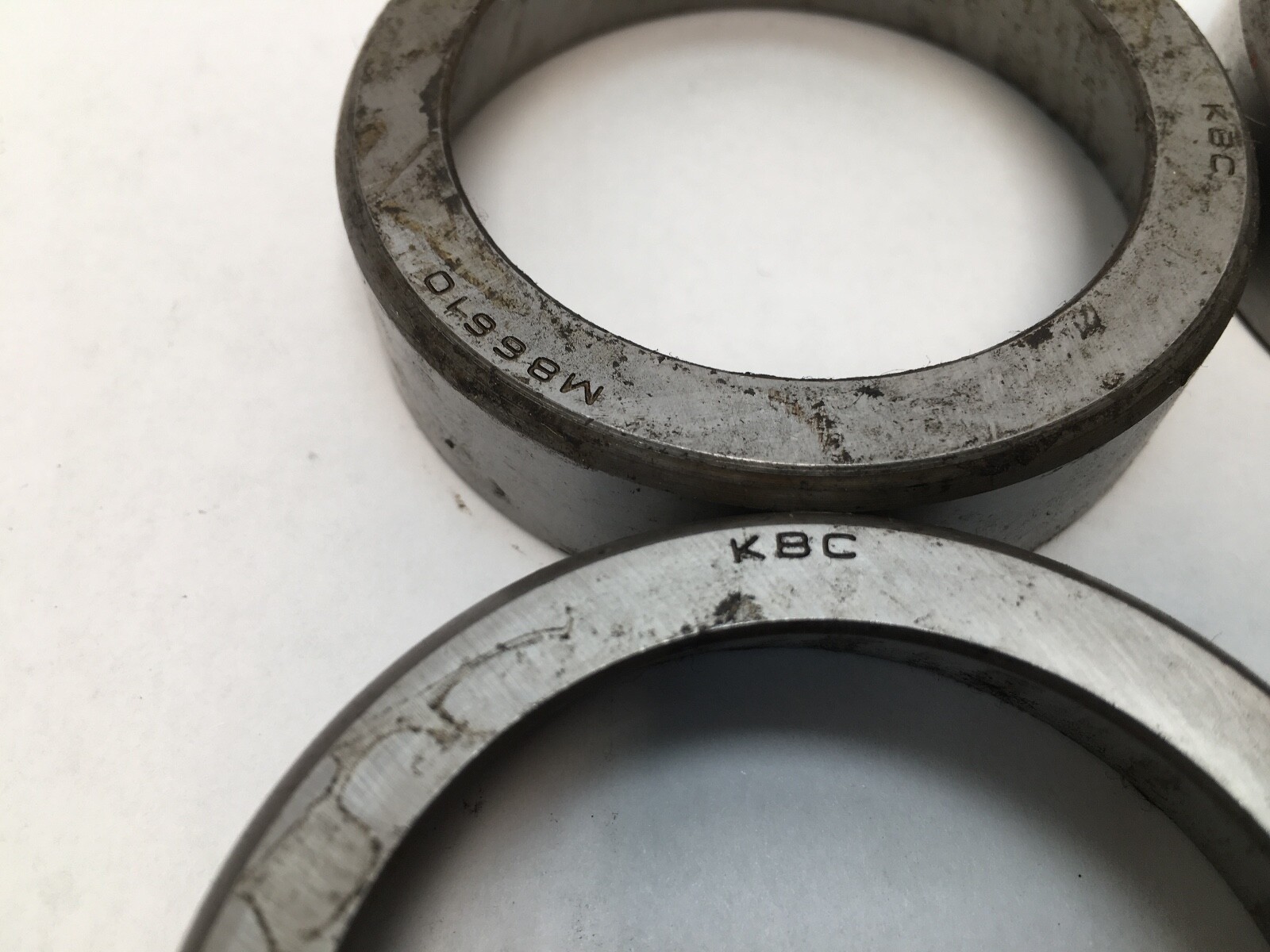 4 pcs KBC M86610 Taper Roller Bearing Cup/Race 2-17/32″ OD M-86610