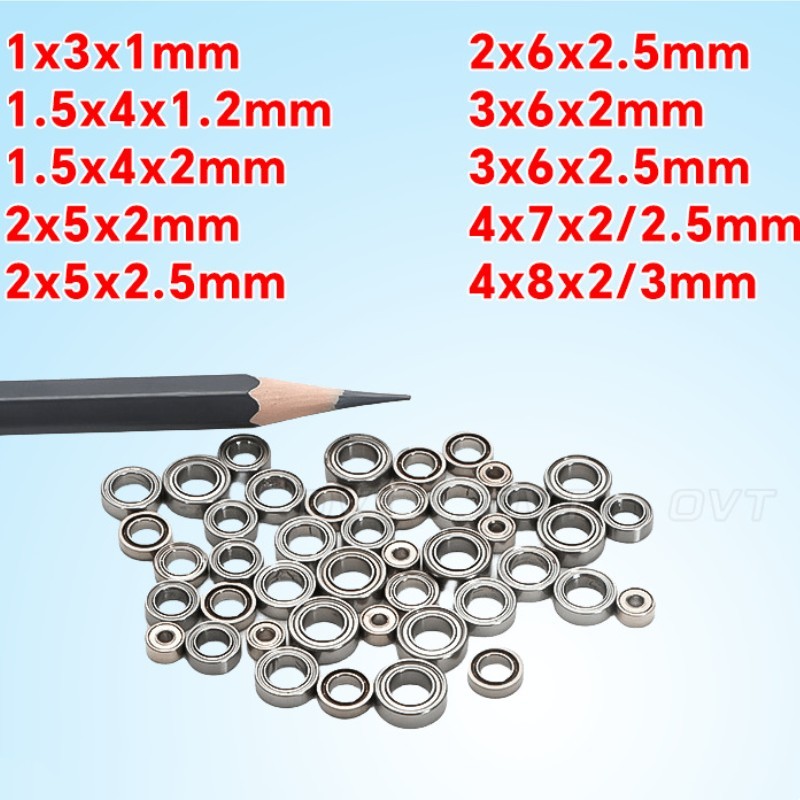 MR52 /62 /72 /63 /74 /84ZZ Bearings Chrome Steel Mini Bearing Double Shielded
