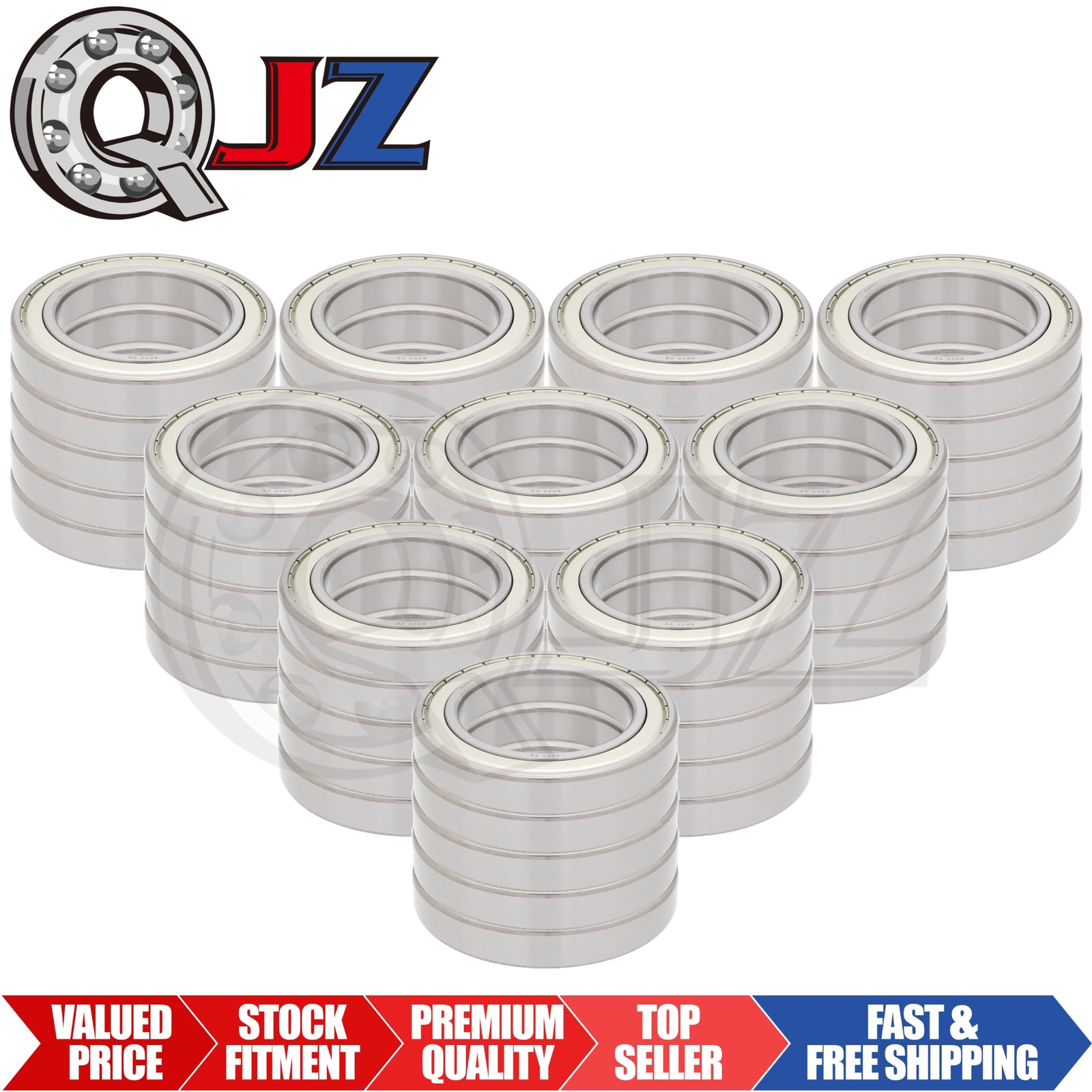 [Qty.50] 6022-ZZ Radial/Deep Groove Ball Bearing [110mm ID x 170mm OD x 28mm W]