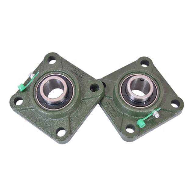 2-Pack,1-9/16″Bore UCF208-25 Premium 4-Bolt Flange Mounted bearing, Set Screw