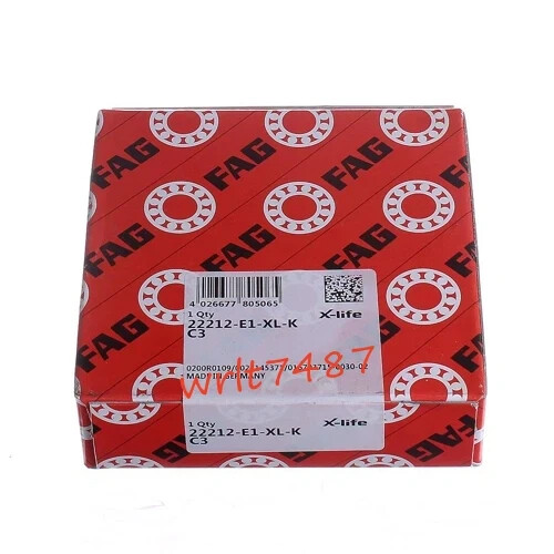 1PC FAG 22212-E1-XL-K-C3 self-aligning roller bearing