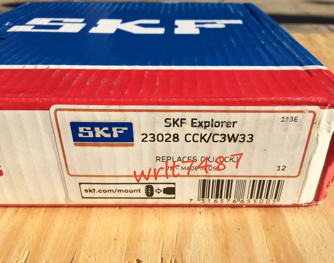 1X SKF 23028 CCK/C3W33 spherical roller bearing