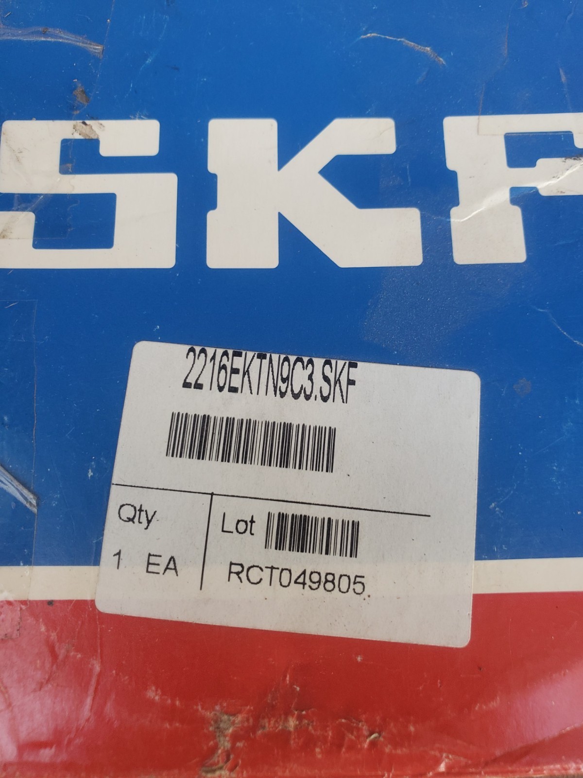 SKF 2216EKTN9C3 NEW SELF ALLIGN BALL BEARING 80MM