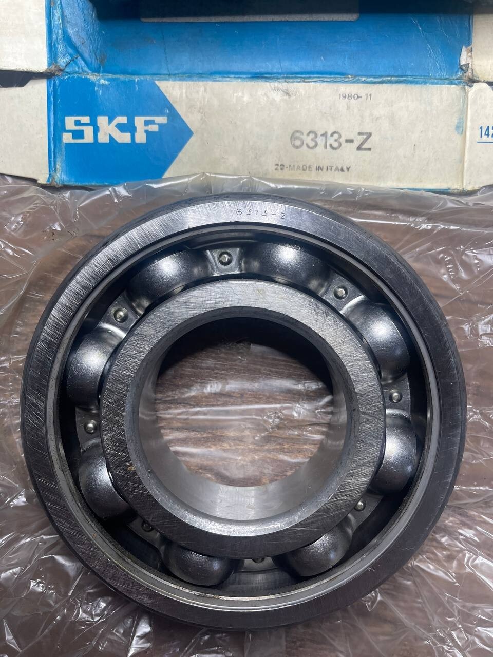 NEW SKF 6313 Z Deep groove ball bearing 1980 Italy Stock