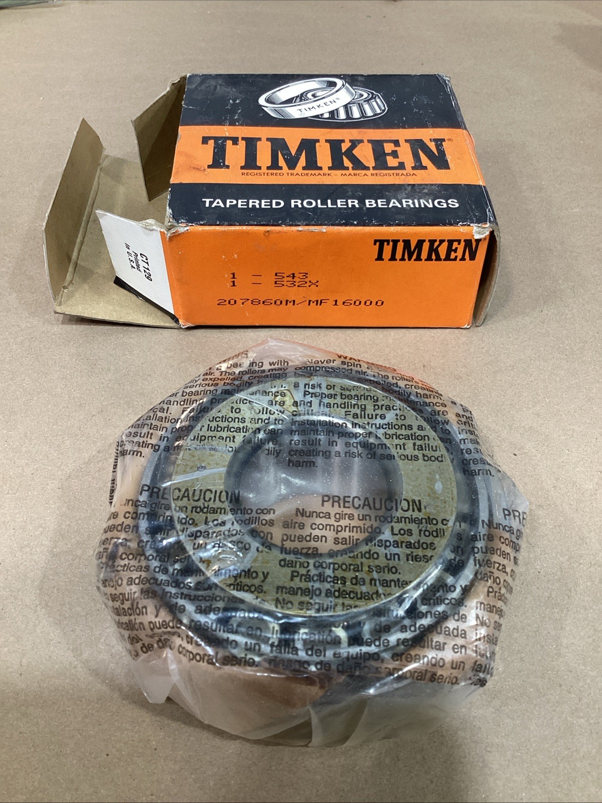 543/532x – Timken Taper Roller Bearing – 1.5748×4.25×1.4375inches NEW