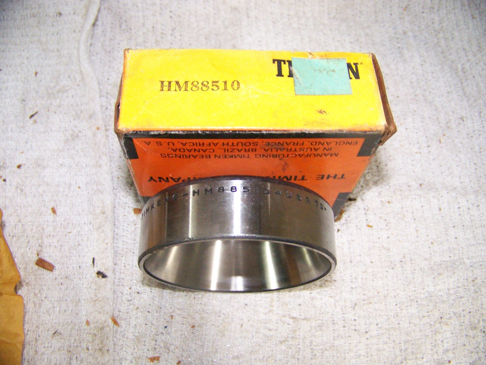 Timken HM88510, Tapered Roller Bearing Cup, New Old Stock