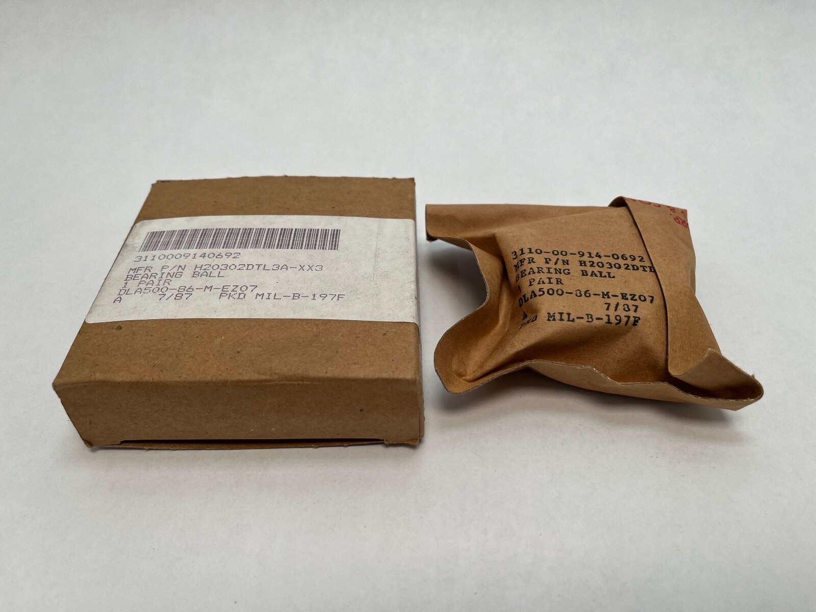 2 Pcs NDH H20302DTL Angular Bearing 15x42x13 mm 7302B-DTL H-20302-DTL-3A USA