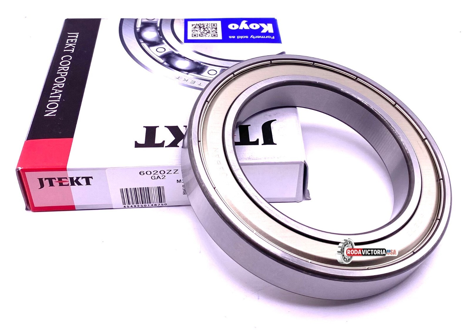 KOYO Japan 6020 ZZ Deep Groove Ball Bearing, Metal Shielded 100x150x24 mm