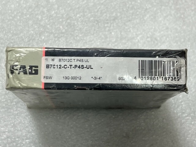 FAG BP012-C-T-P4S-UL Aerospace/Super Precision Spindle Bearings New