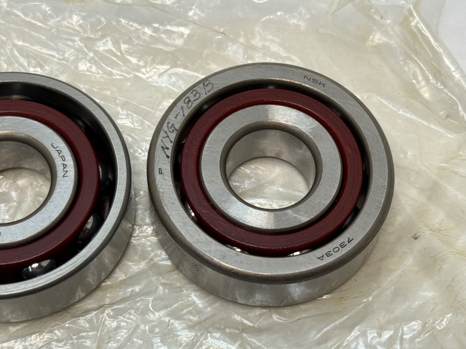 NSK 7303ATDBP5 Angular Bearing 7303E 7303SCD 7303A5 7303-A-T-DB-P5 17x47x14 mm