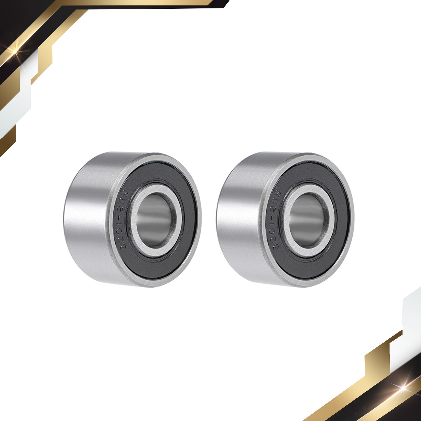 5201-2RS Angular Contact Ball Bearing Sealed Bearings 3201-2RS 2pack