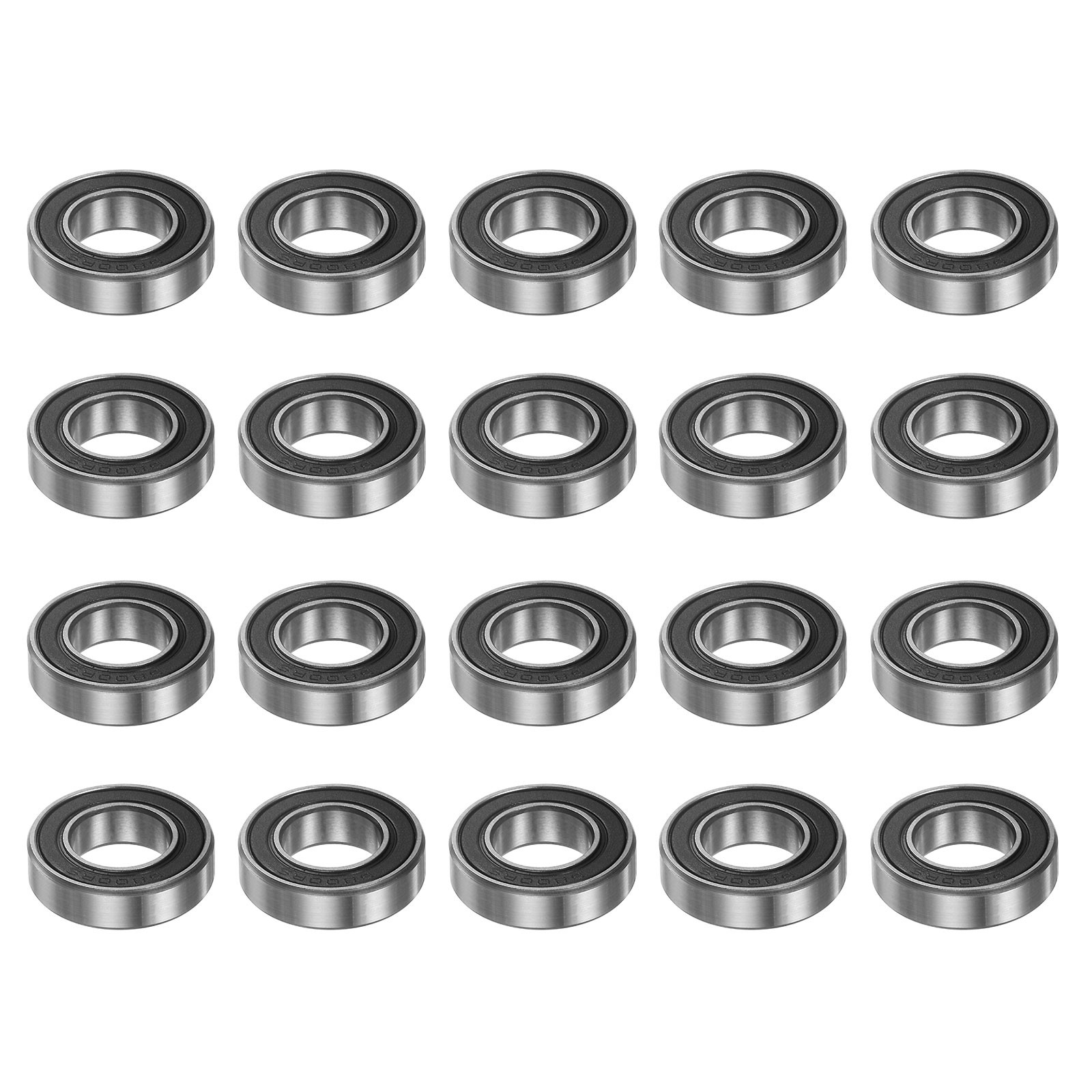 20pcs 6800-2RS Ball Bearings 10x19x5mm Chrome Steel Double Sealed