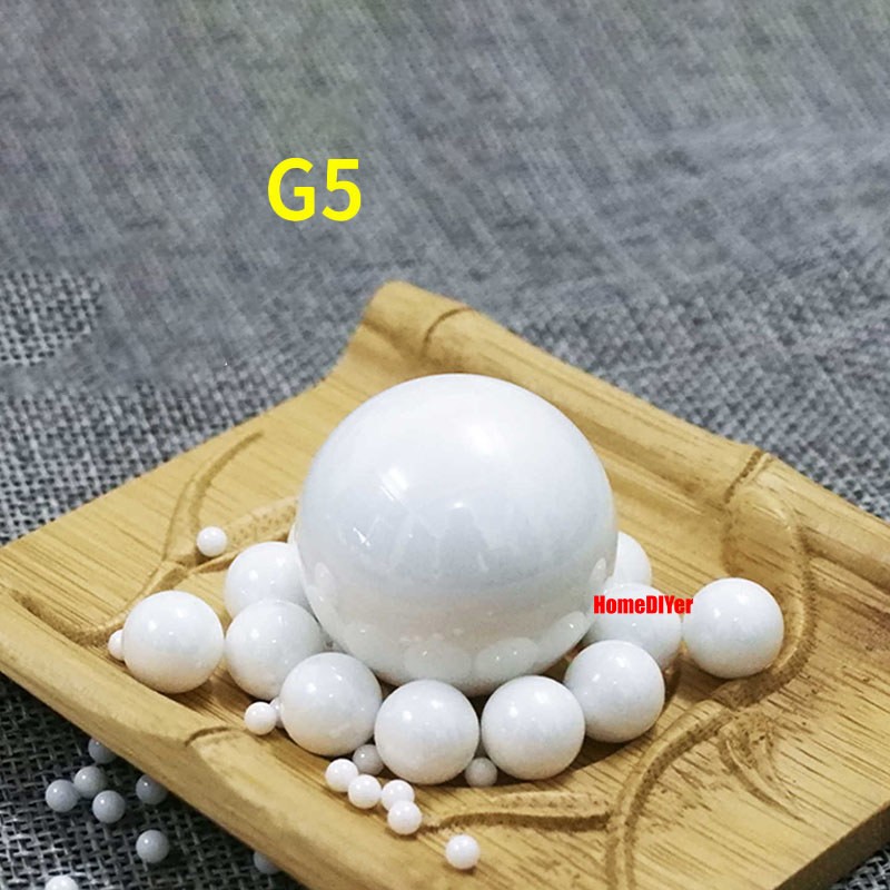 Zirconium Oxide Ceramic Bearing Balls Grade 5 Precision ZRO2 Ball Ø 1mm~31.75mm