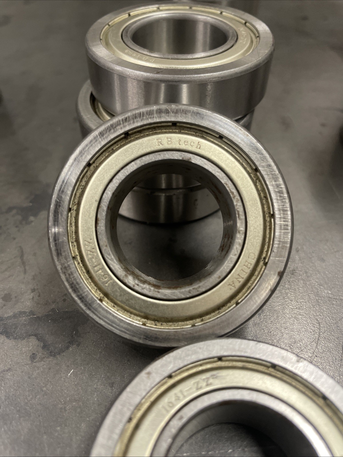 Lot of 25 1641-ZZ New Radial Ball Bearing 1″ Bore x 2″ OD x 9/16″ W RB tech