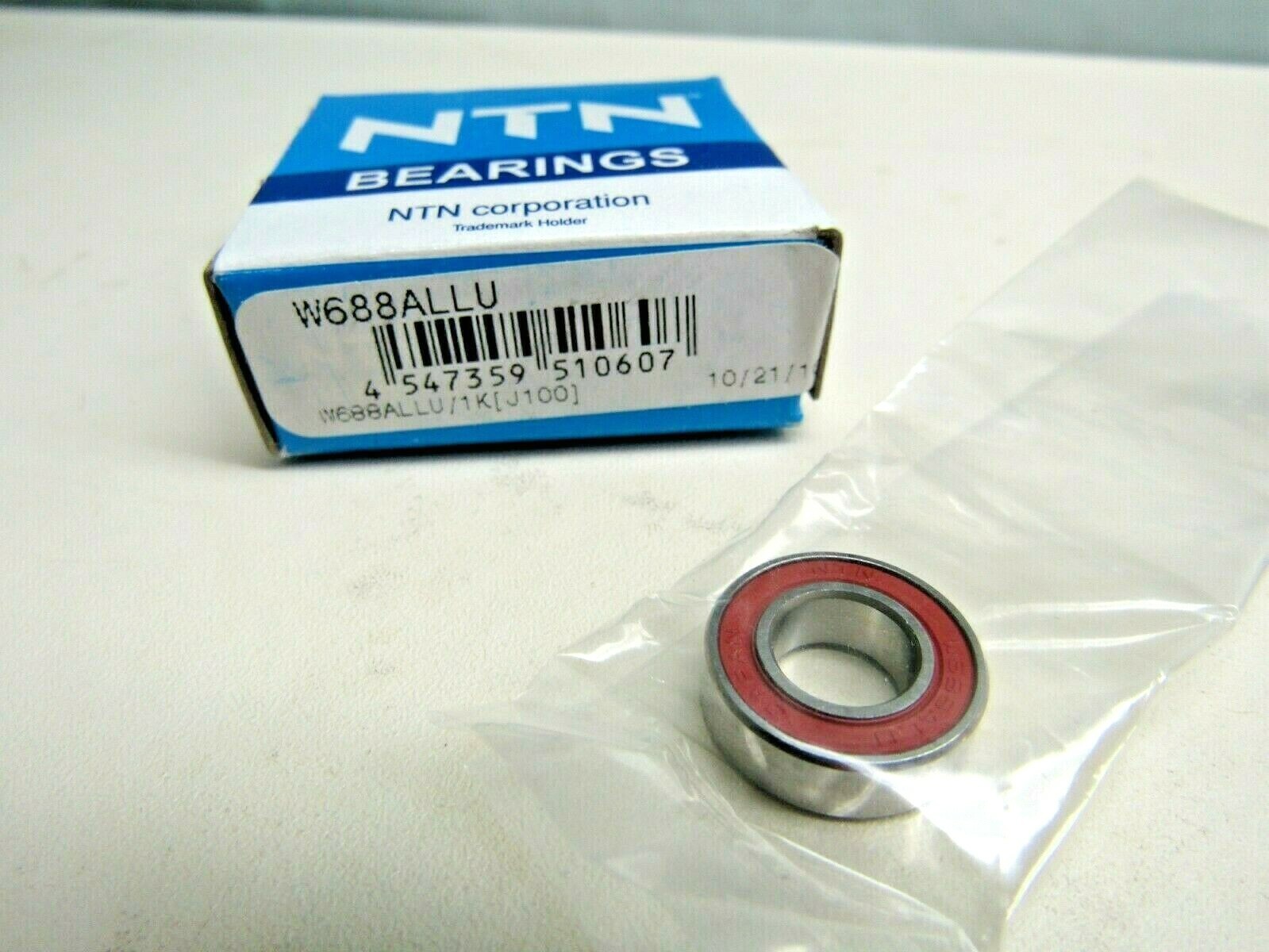 NTN W688ALLU 688-2RS L1680-2RS 8mmX 16mm X 5 mm Sealed Deep Groove Bearing