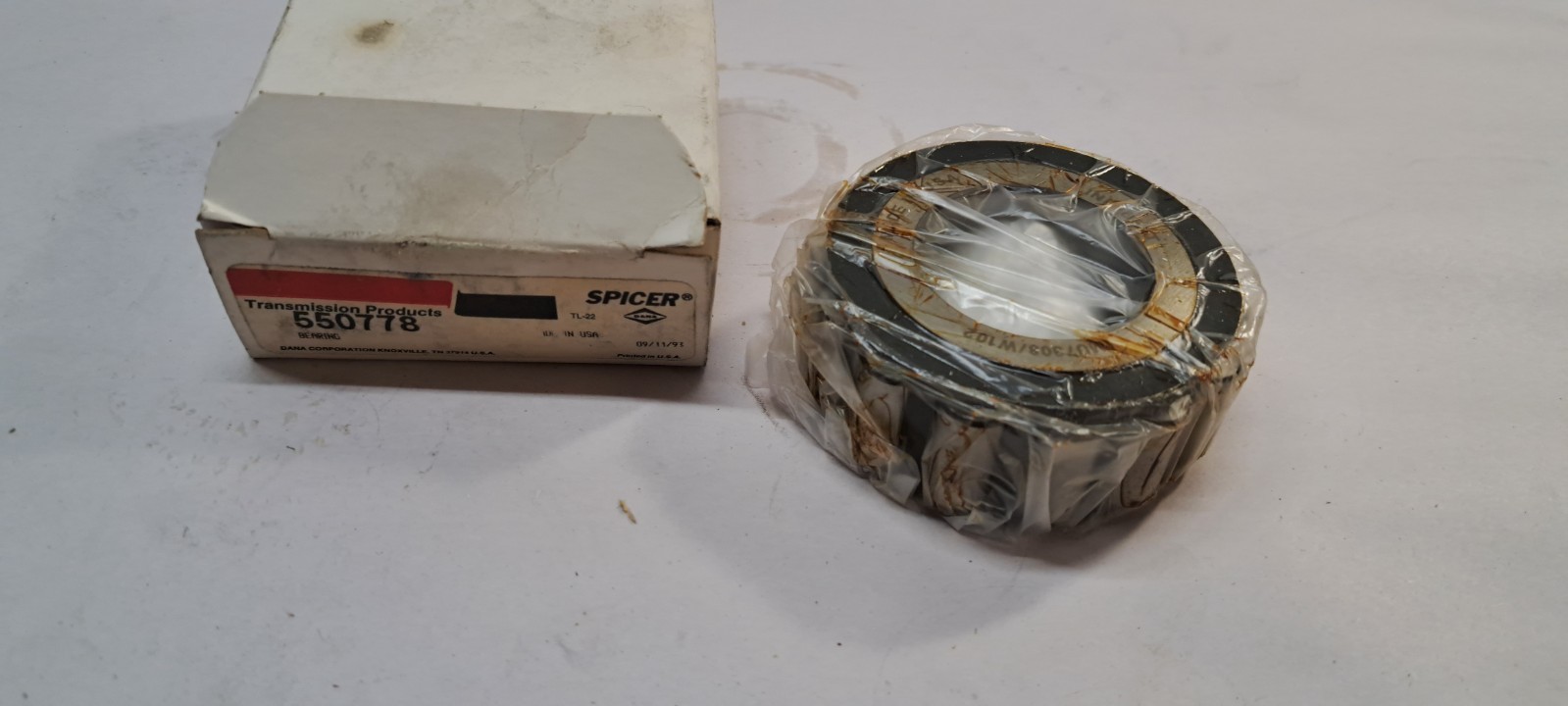 SPICER MU7308L Cylindrical Bearing 50mm ID 27mm OD MU-7308-L USA 550778