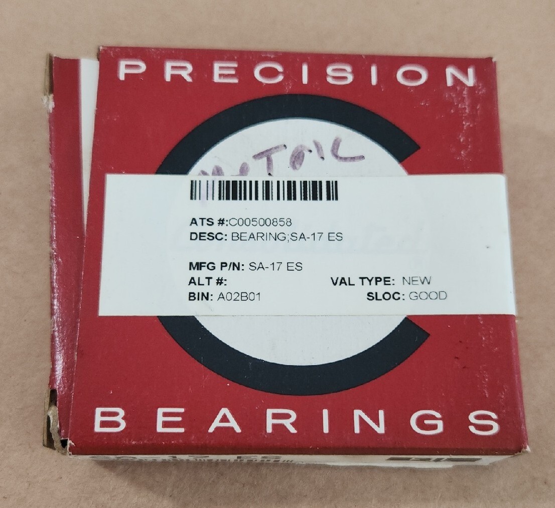 *BRAND NEW* Precision Bearings SA-17 ES Rod End Bearing GAR 17D0 + Warranty!