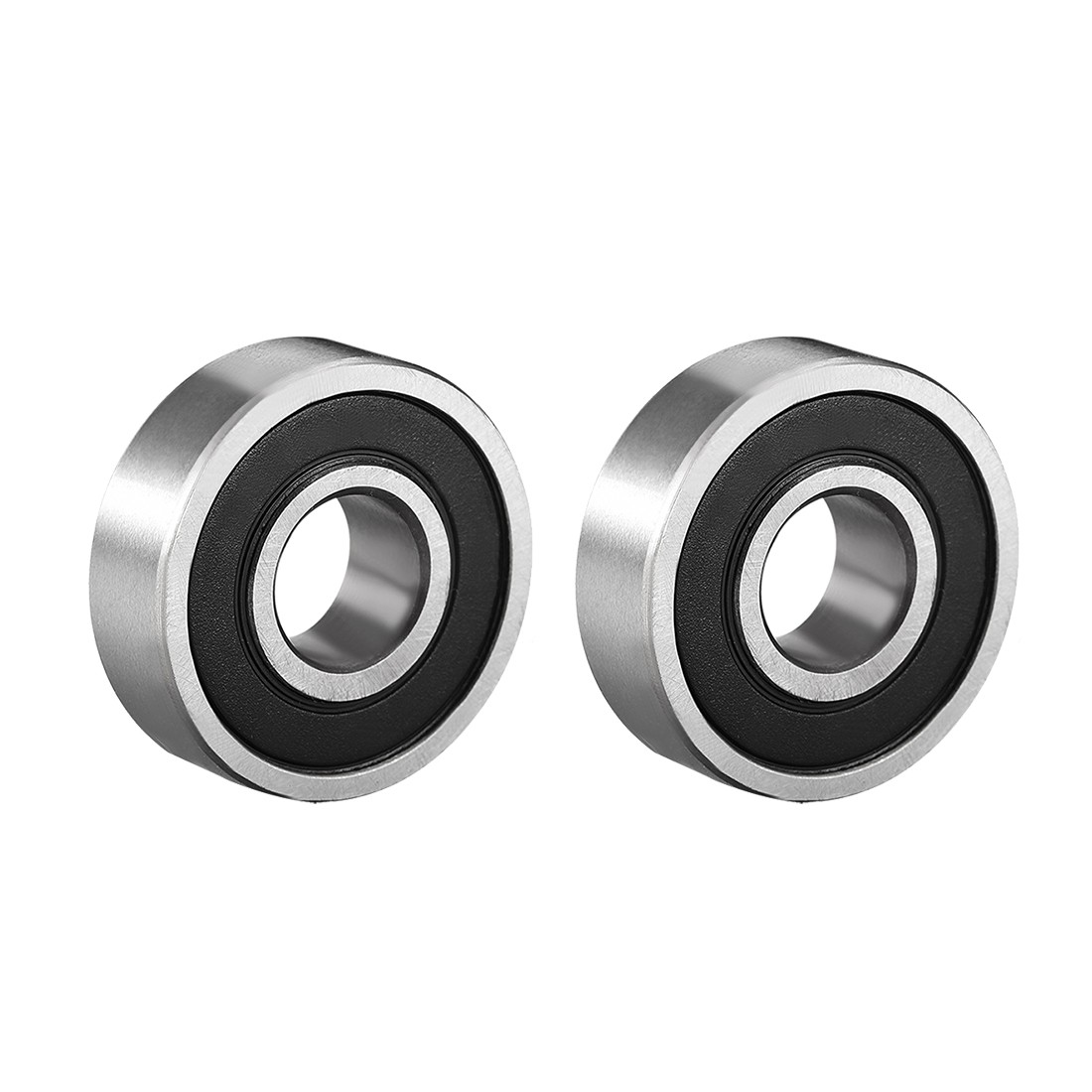 2pcs 6000-2RS Double Sealed 180100 Deep Groove Ball Bearings High Carbon Steel