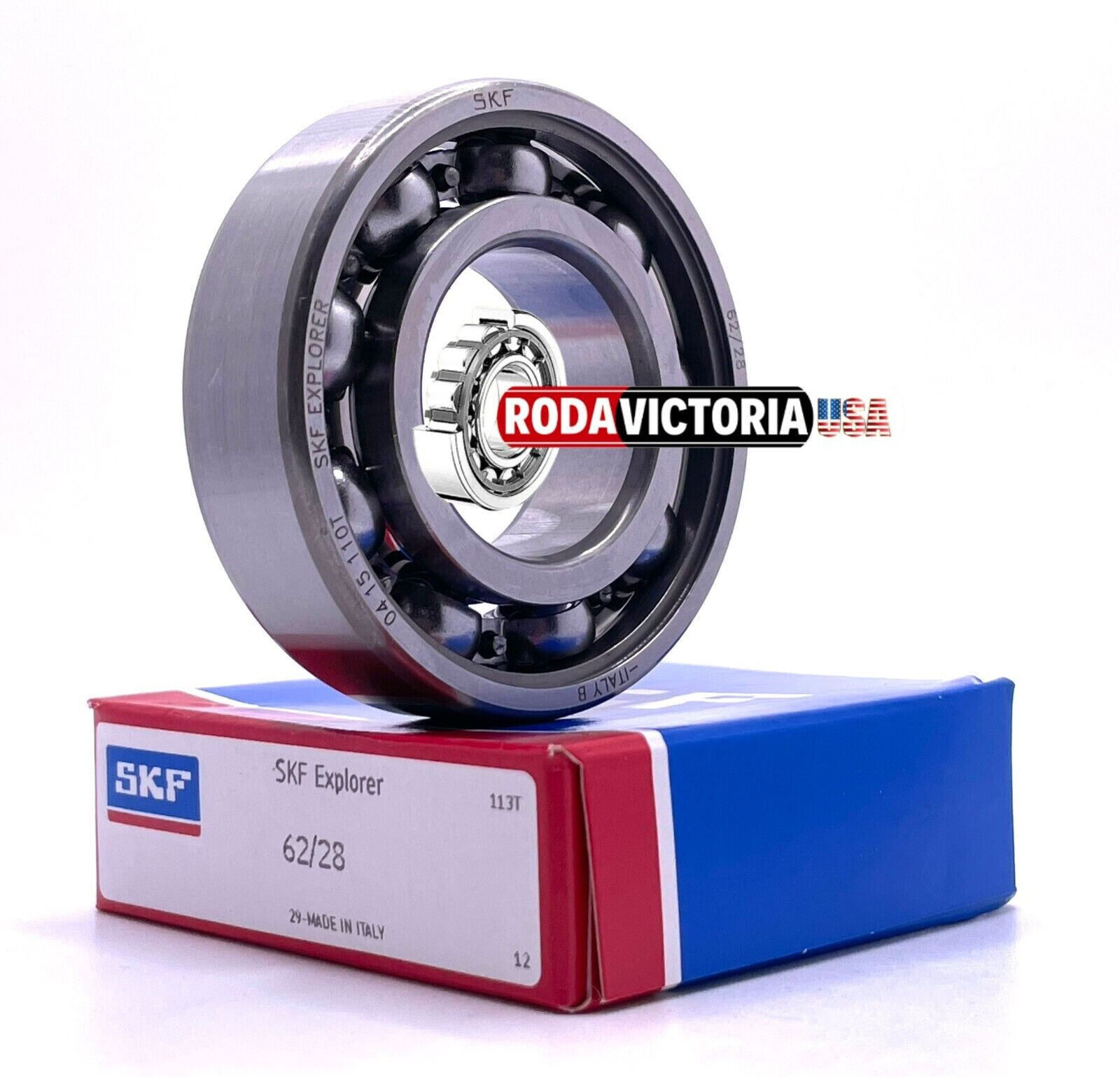 SKF 62/28 OPEN NO SEALS Deep Groove Ball Bearing – 28x58x16 mm 62/28