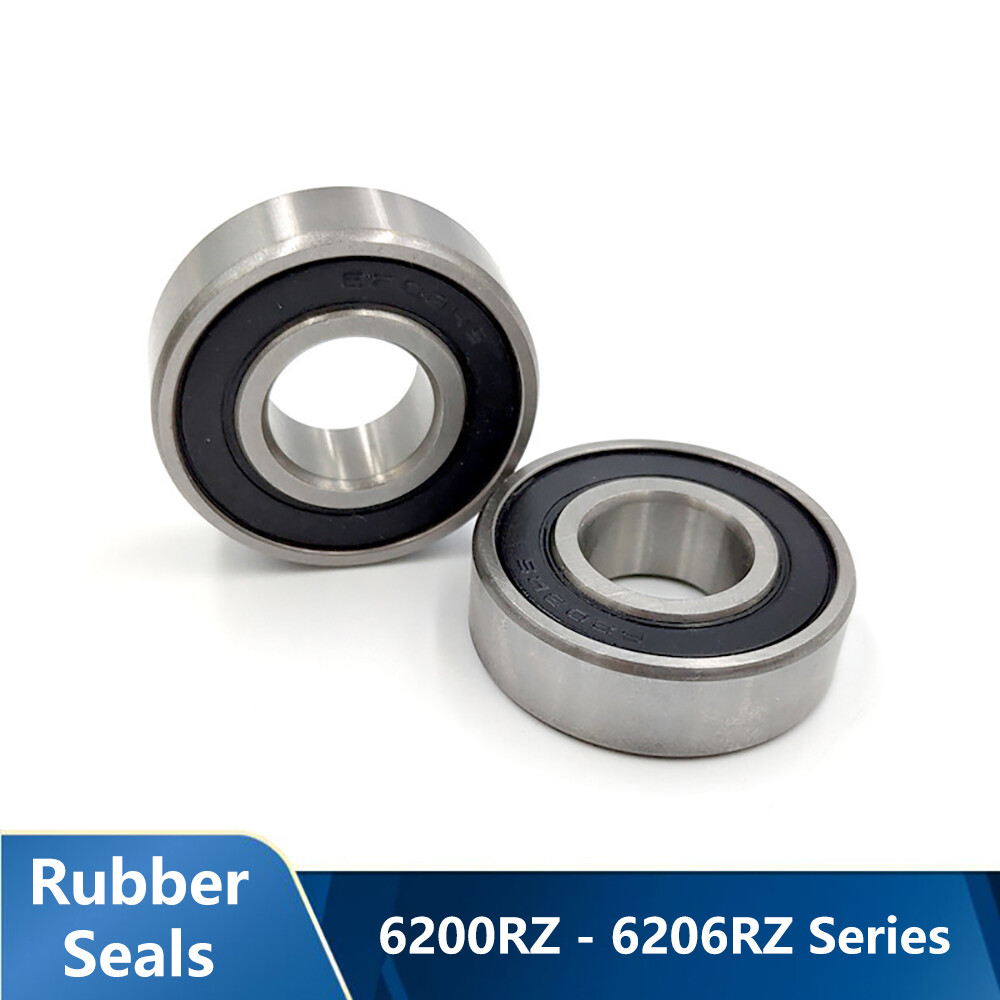 6200 6201 6202 6204 6205 6206 RZ Deep Groove Ball Bearings 10x30x9mm-30x62x16mm
