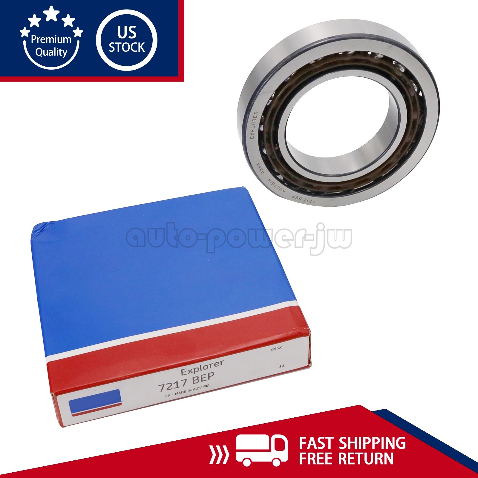 NEW Fits For SKF 7217 BEP Angular Contact Bearing 85mm Bore US