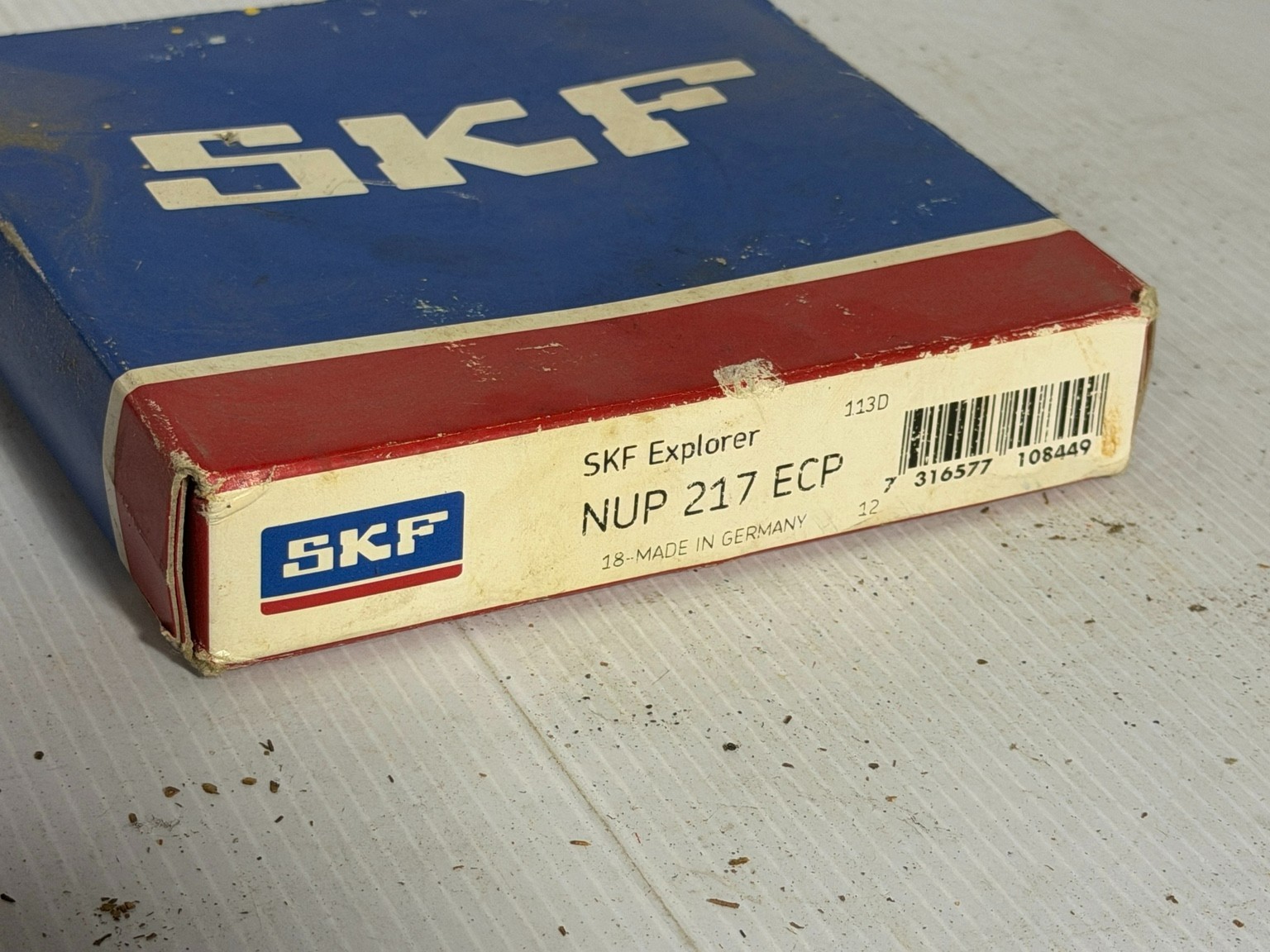 SKF Explorer NUP 217 ECP Cylindrical Roller Bearing Made in Germany New
