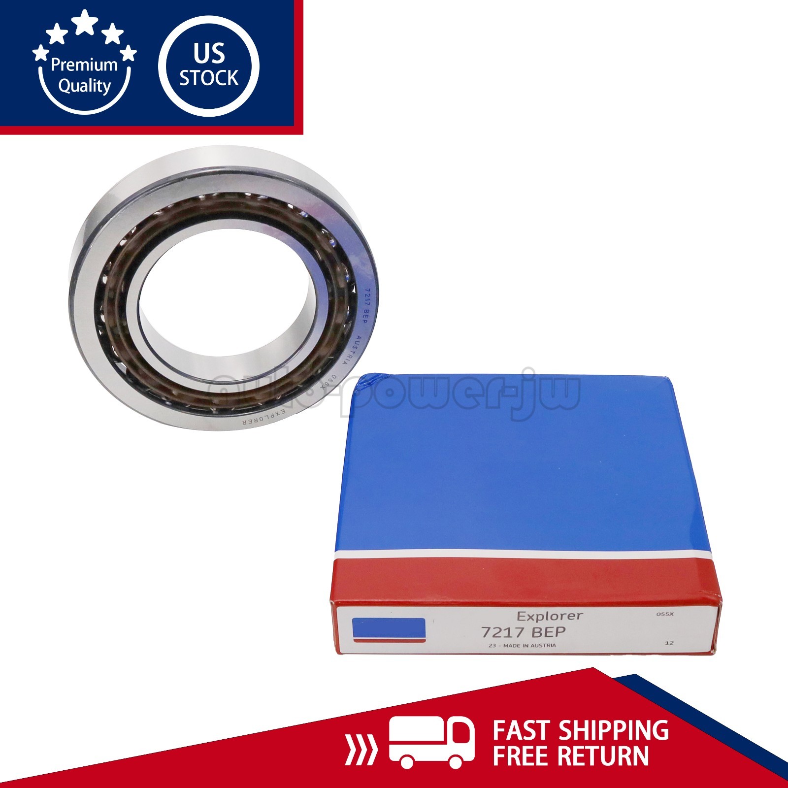 NEW Fits For SKF 7217 BEP Angular Contact Bearing 85mm Bore US