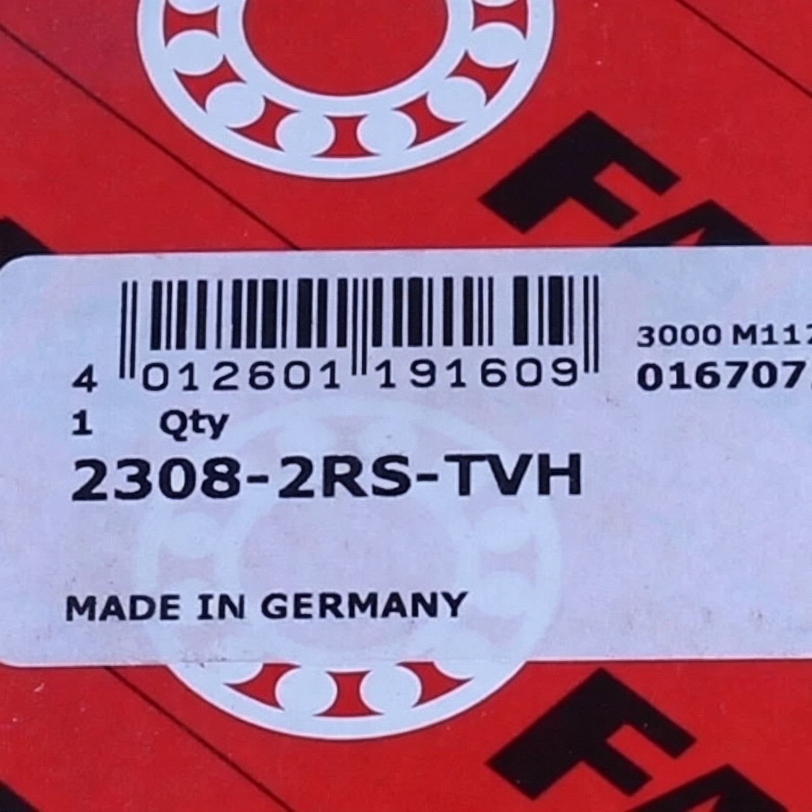 1PC NEW FAG 2308-2RS-TVH Self-aligning Ball Bearing Fast Delivery