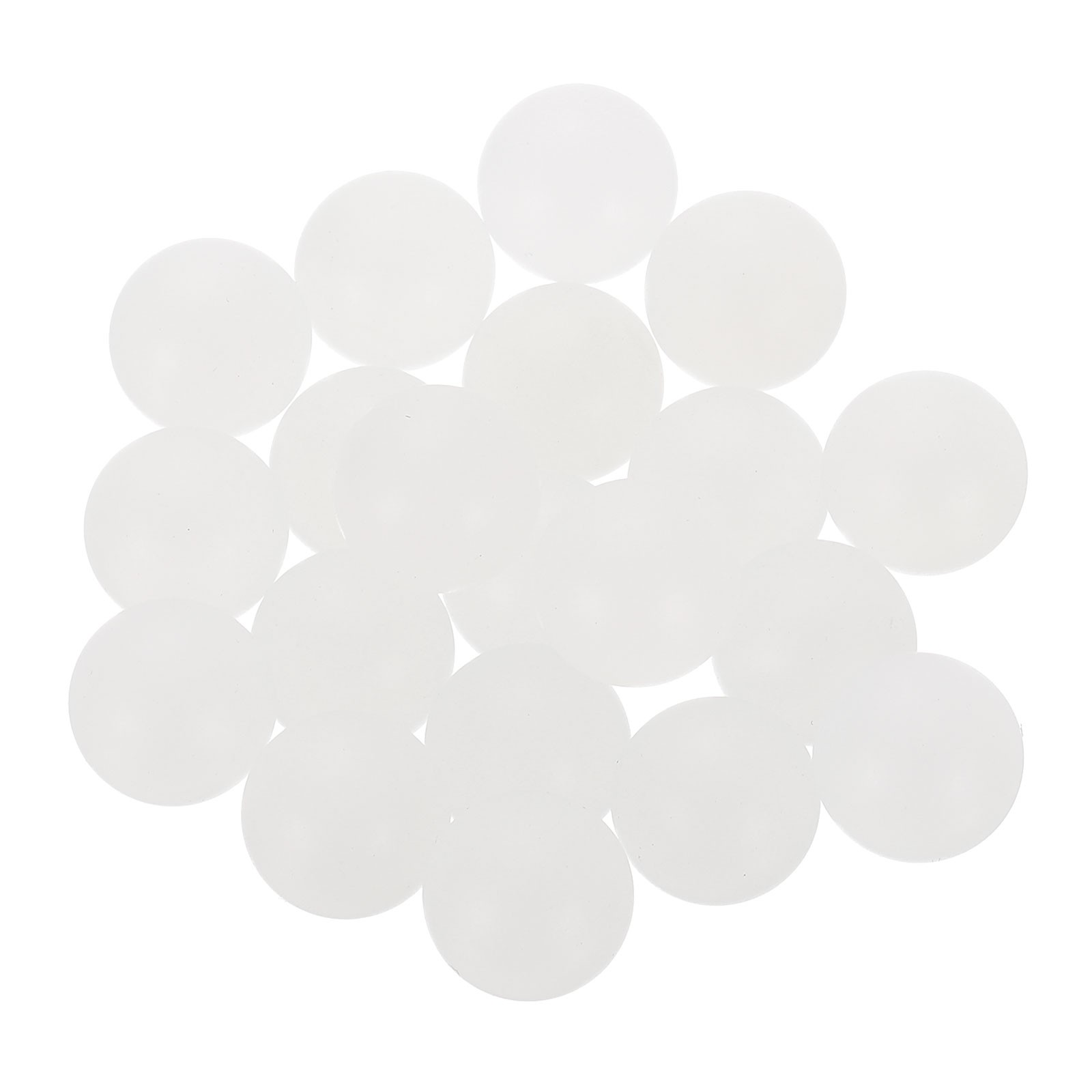 20pcs PP Plastic Bearing Balls 5/8″ (15.875mm) Solid Plastic Ball, White