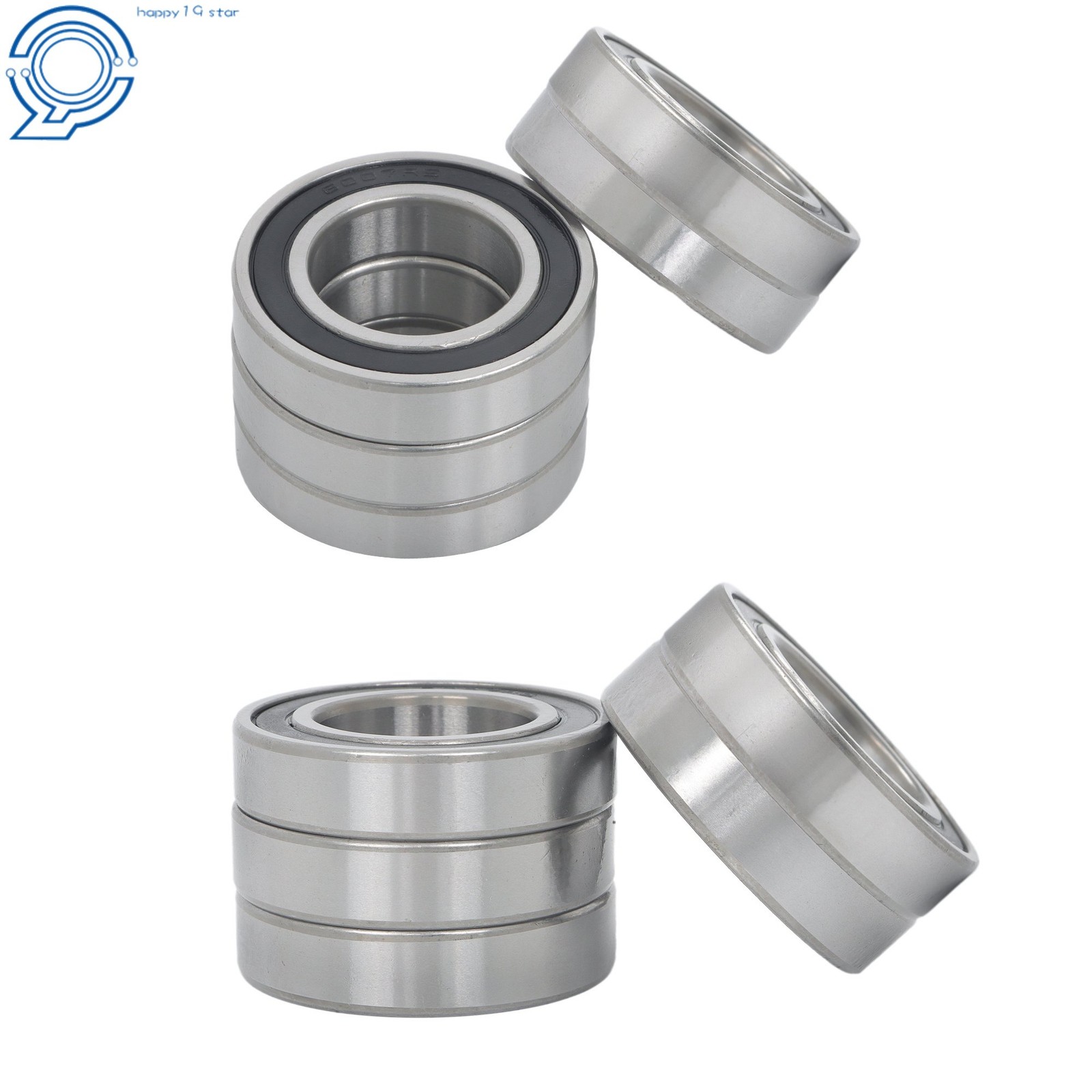 6007-2RS Deep Groove Ball Bearings 10pcs 35x62x14mm Sealed